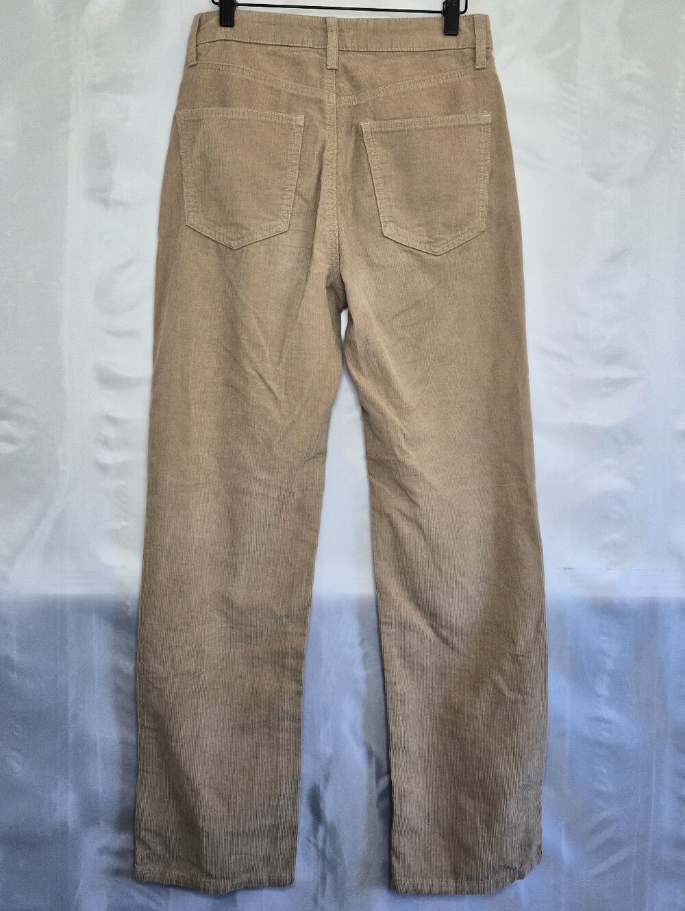 Cotton On Cord Straight Jeans Women’s Size 6 Tan Beige Corduroy High Rise Pants - Picture 4 of 16